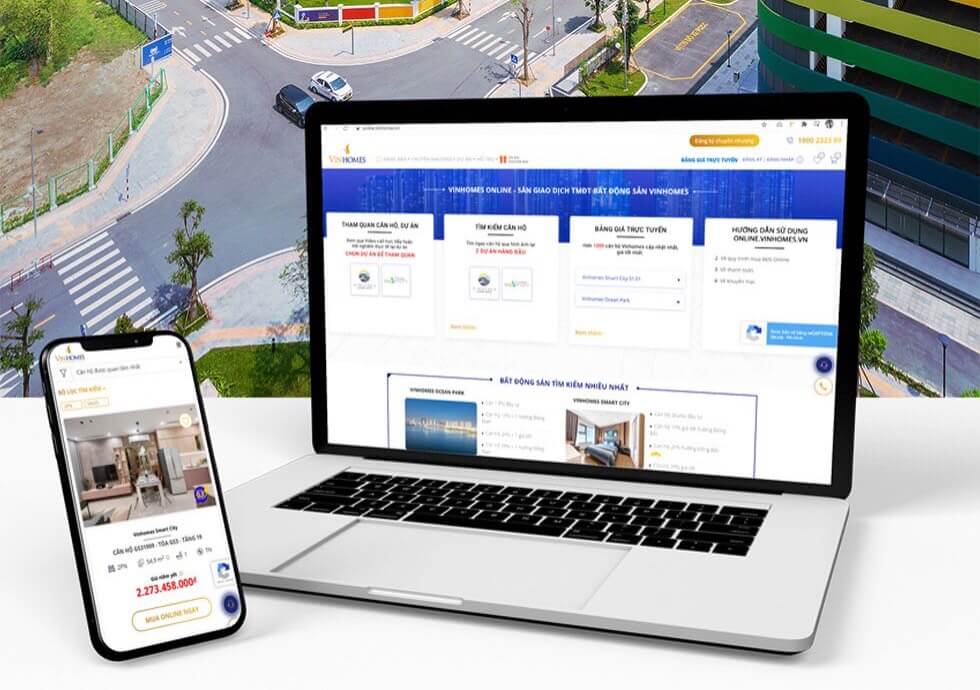 Vinhomes Online - Sàn thương mại giao dịch bất động sản trục tuyến Vinhomes Online ra đời là một bước ngoặt lớn cho thị trường mua bán bất động sản online